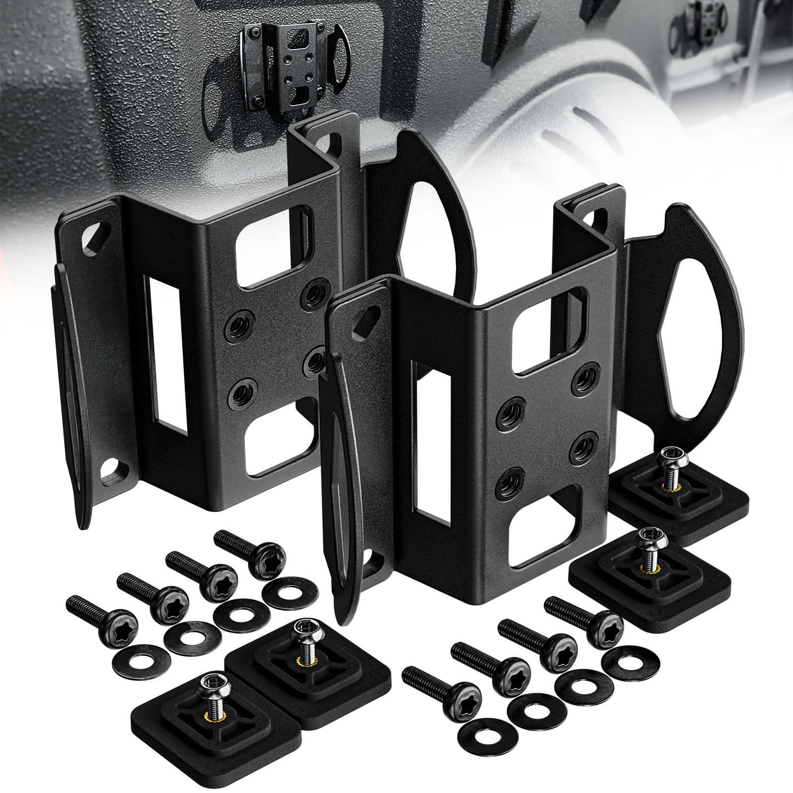 Integral Truck Ford Boxlink Mounts - Compatible with Ford F150 & Raptor (2015+), and Super Duty F250, F350, and F450 (2017+) - 2-Pack