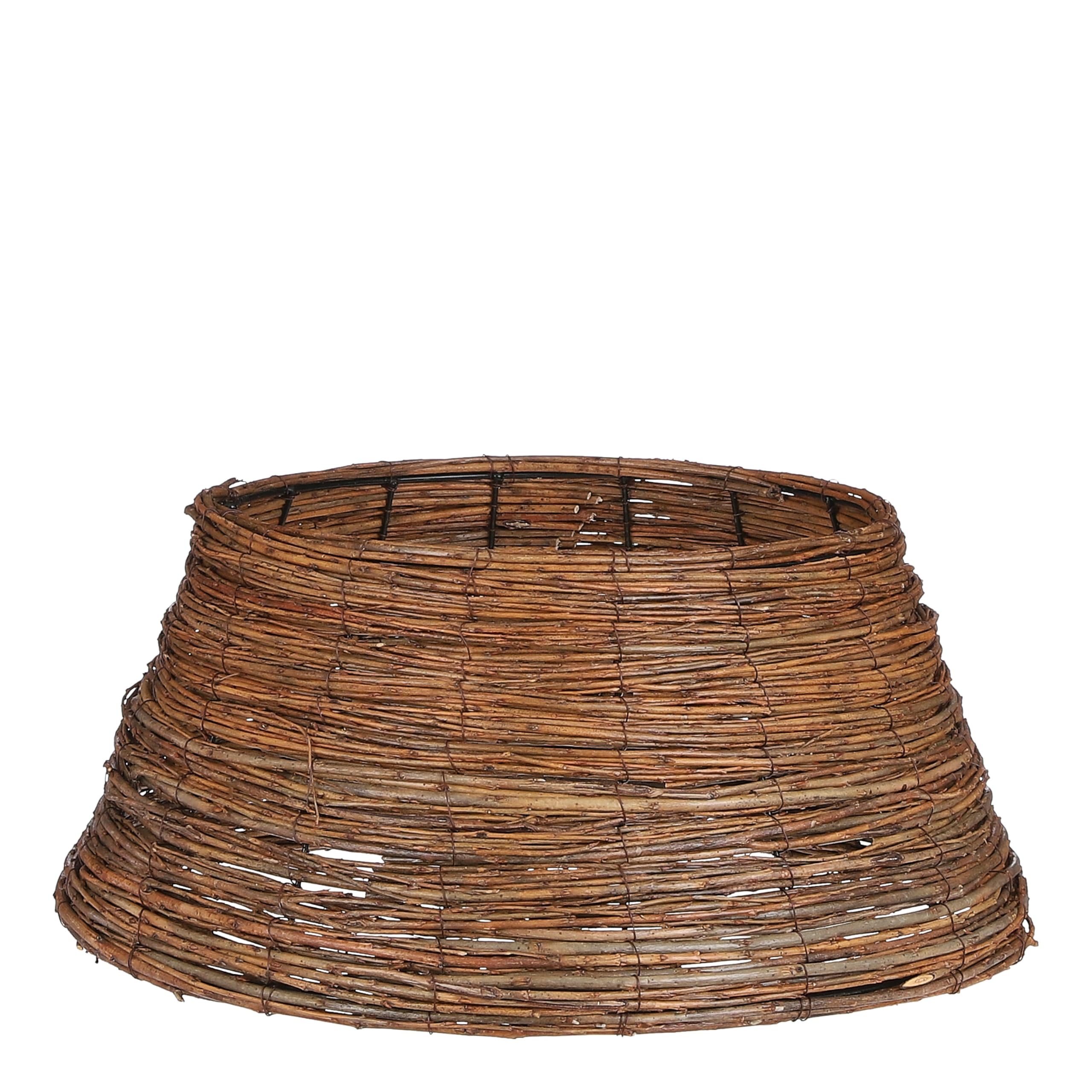Jupe de sapin saule brun MICA Decorations cache-pied osier 50cm