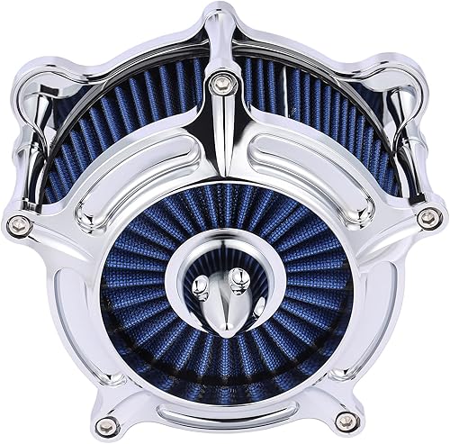 Miniatura 4 de Filtro de aire para motocicleta Filtro de aire Kit de sistema de admisión para Dyna 1993-2017 Softail 1993-2015 Touring Road King Street Glide