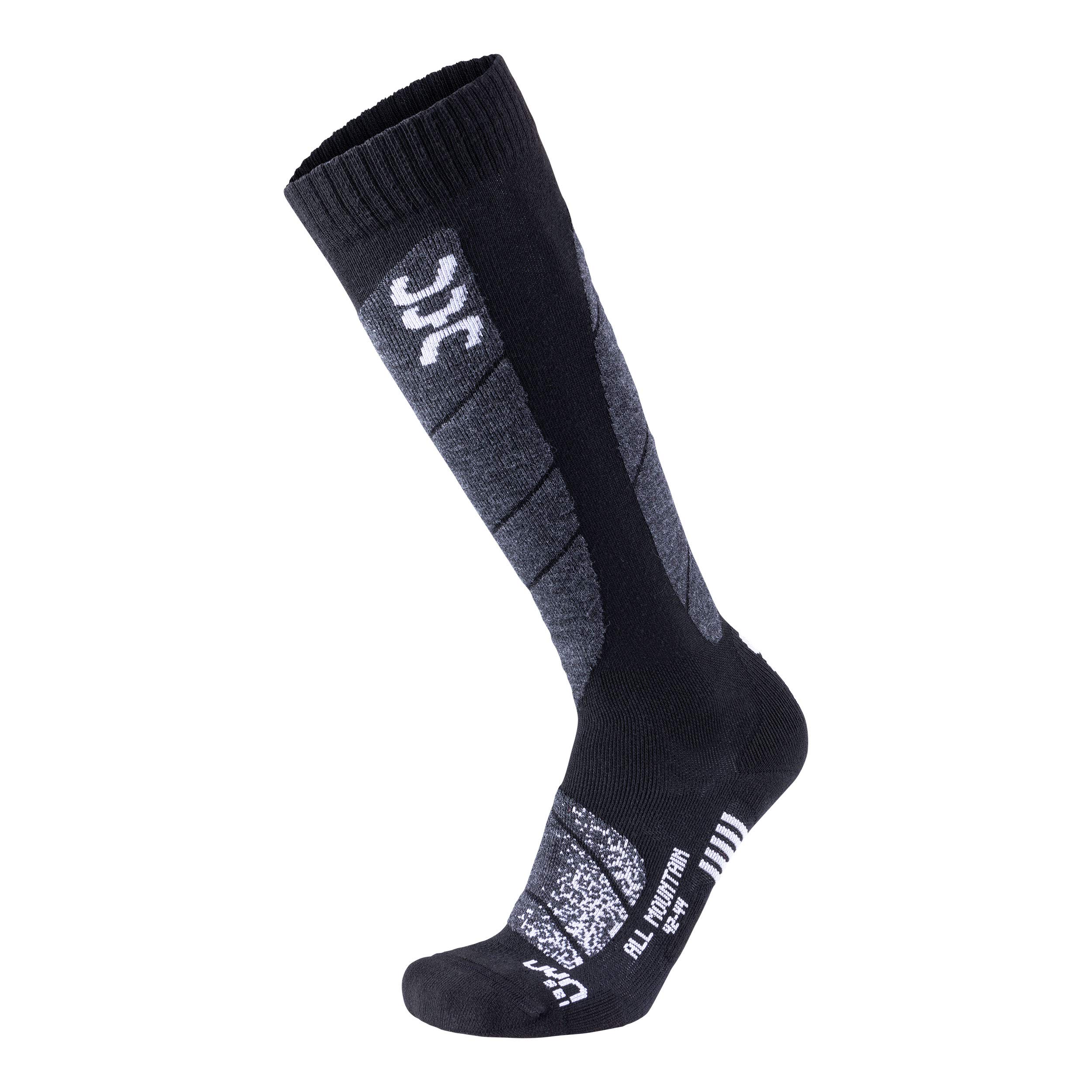 UYN S100041 SKI ALL MOUNTAIN Socks Men's Black White 41