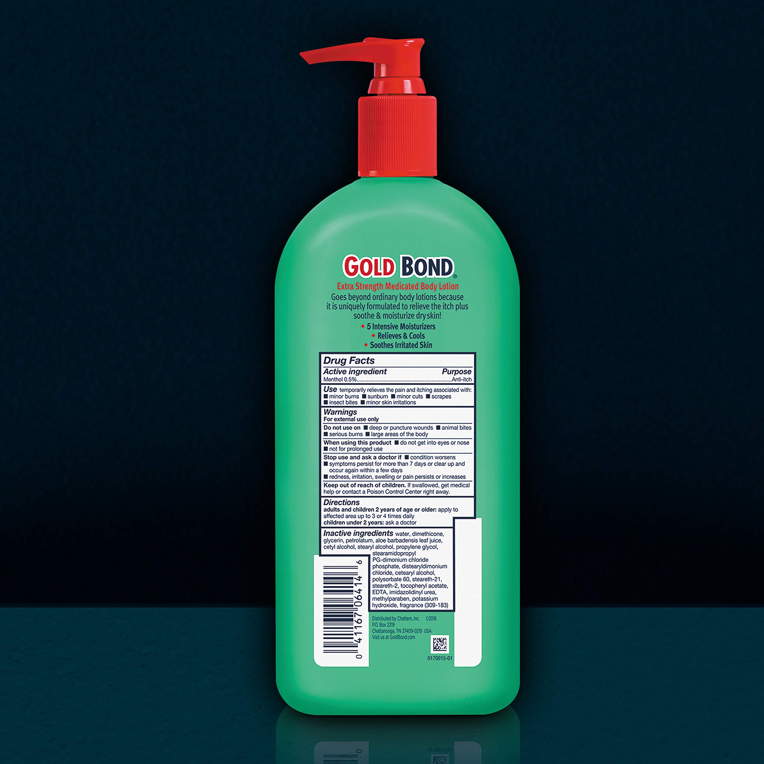 Gold Bond Medicated Extra Strength Body Lotion 14 oz. Triple Action Relief for Extra Dry, Itchy