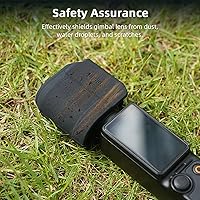 Vista 4 de LICHIFIT Tapa de lente de silicona para DJI Osmo Pocket 3 Lente de cámara Capucha protectora Cubierta de lente suave Anti-caída Protector de lente