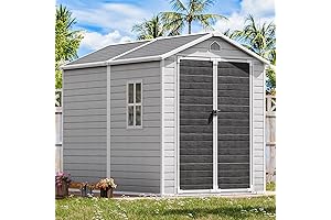 Outdoor Sheads with Ample Space for Your Storage Needs: 8x6 FT Resin Shed