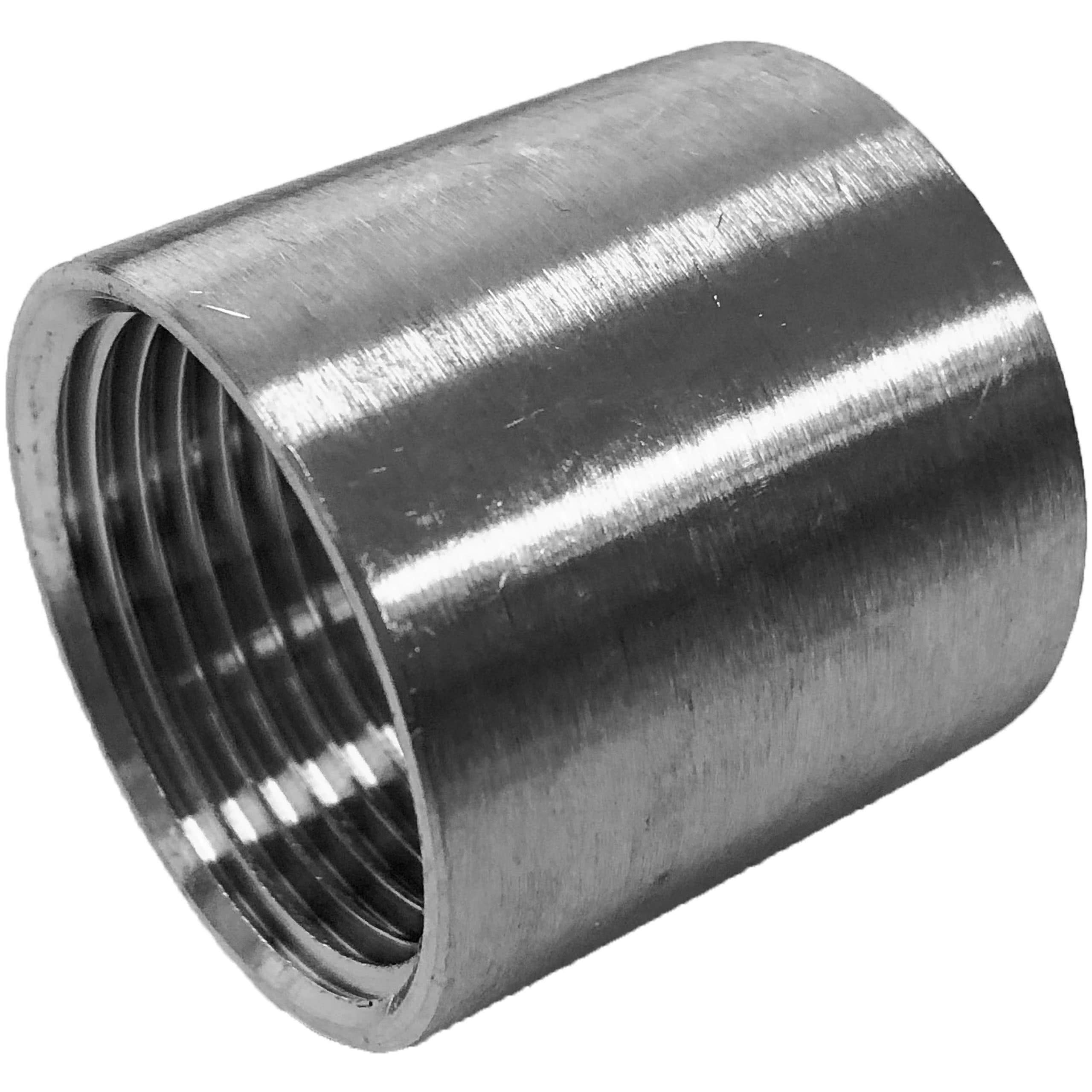 Produktbild von MegaHaustechnik Verschraubung Flach Dichtend Aus V4A Edelstahl 1 1/2" Zoll AG X AG DN40 Außengewinde Außendurchmesser 48mm Gewinde Fitting Trinkwasser Rohr Kupplung Verbinder Anschluss Stück INOX