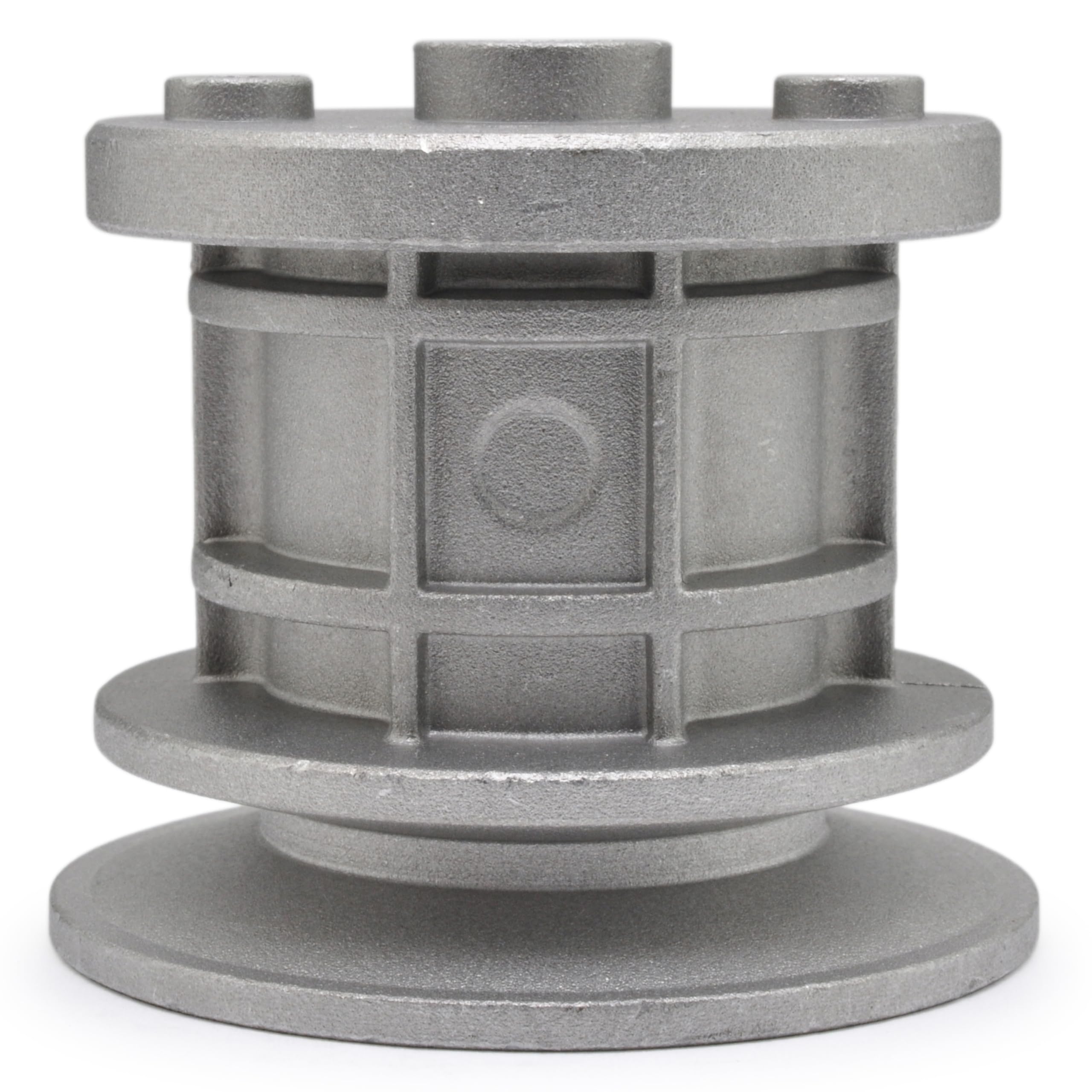 Easyboost Messerhalter Ø22,2 mm für Rasenmäher Husqvarna R146, R147, R151, McCulloch M46, M51, M53, M55, M60 Nr. 531206169, 581843001, 531205048, 1015504, 10120200 Höhe 59 mm, Riemenscheibe Ø65 mm