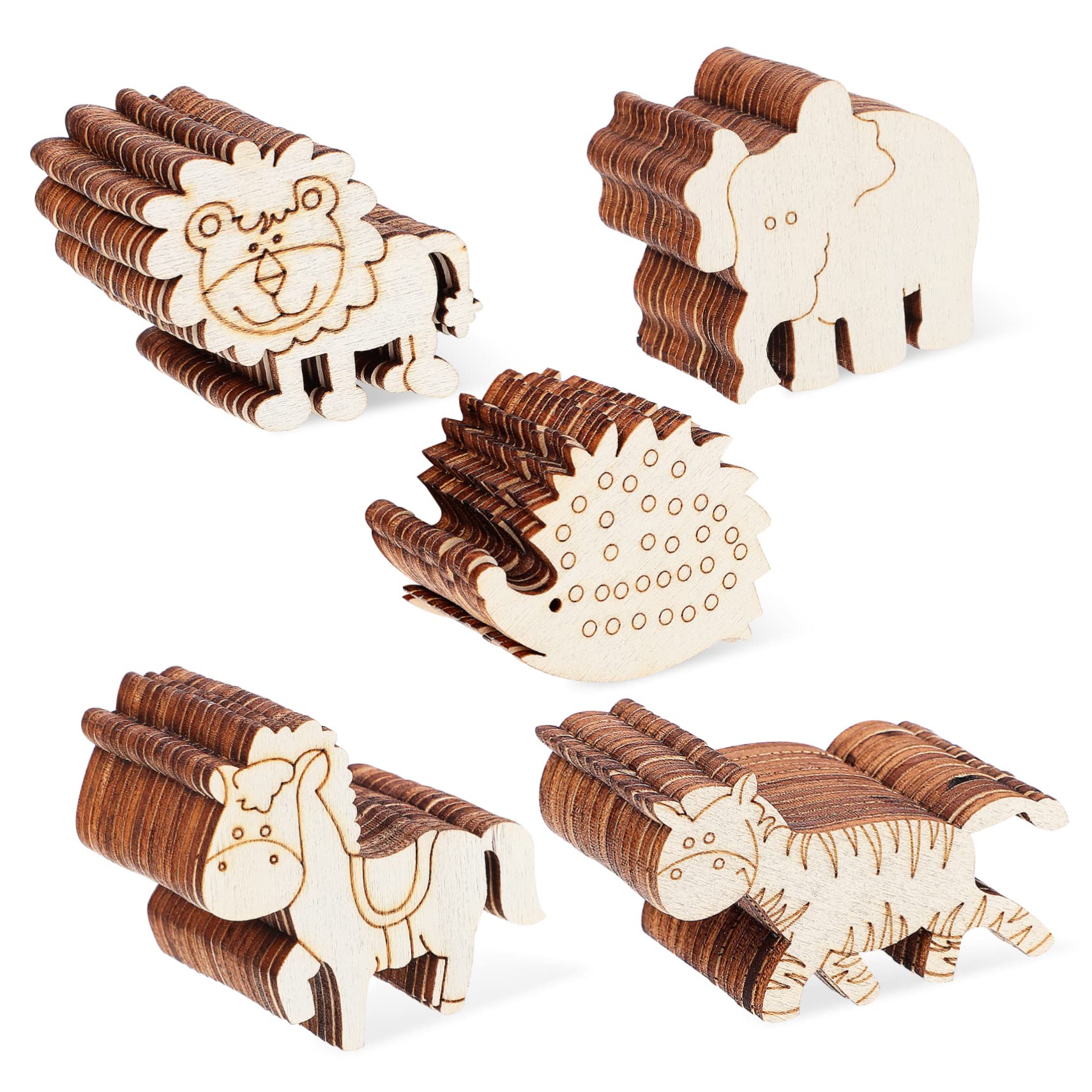 Amazon.co.jp: ibasenice 木片 動物 ウッドチップ かわいい 木材