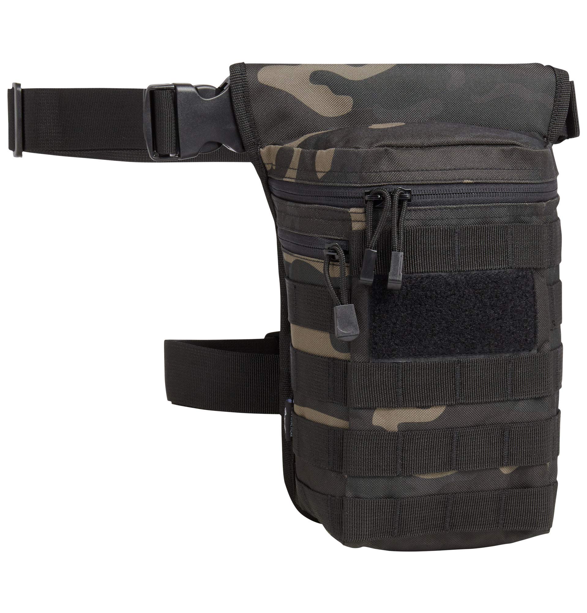 Brandit Side Kick Bag Leg Pocket, Hip Bag - Darkcamo, Side Kick Bag No. 2, Einheitsgröße