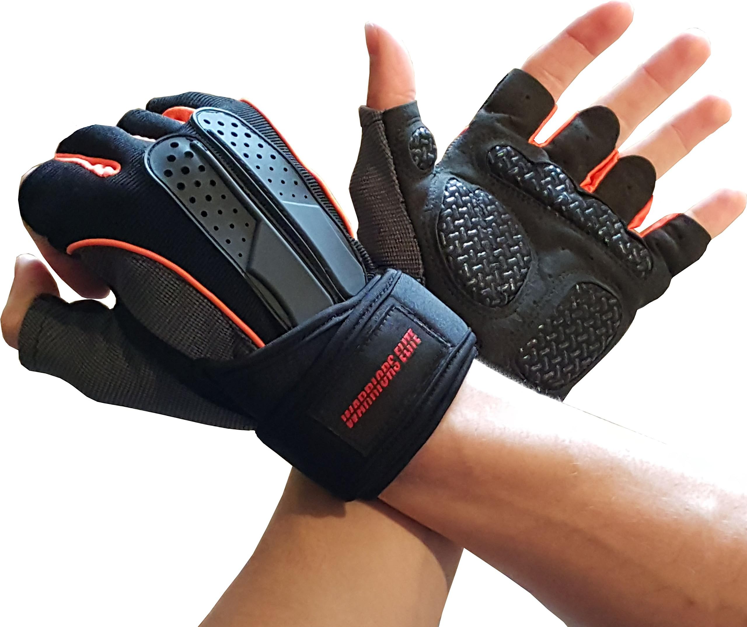 Workout Exercise Gloves for Gym Weightlifting Fitness & Crossfit Training - Bodybuilding Gloves for Men & Women- Microfiber Silica Gel Grip Training Gloves W. Wrist Strap Wrap Support - Best Comfortable Breathable Workout Gloves for Gym Training and Physical Fitness