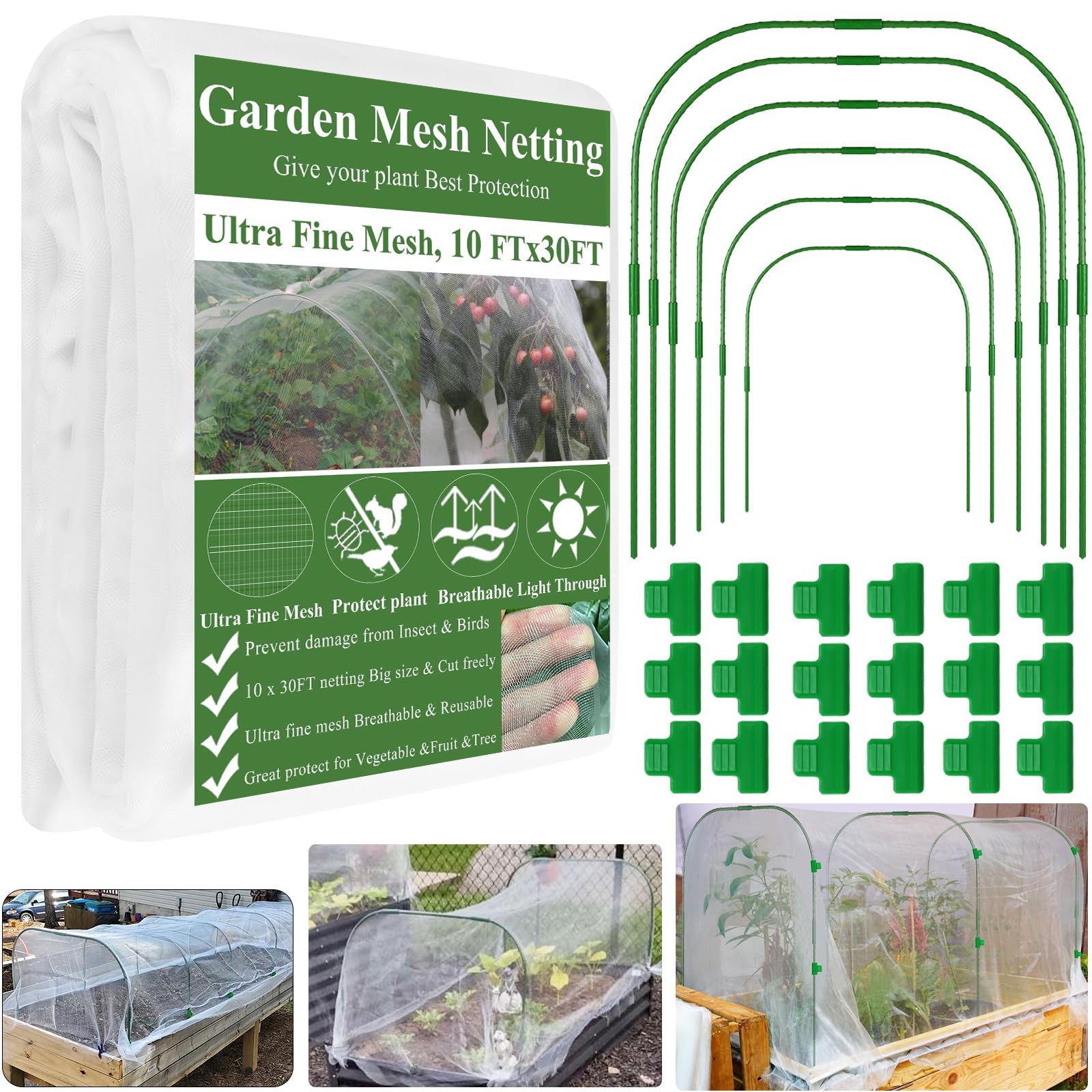 WYRJXYB Garden Mesh Netting Kit