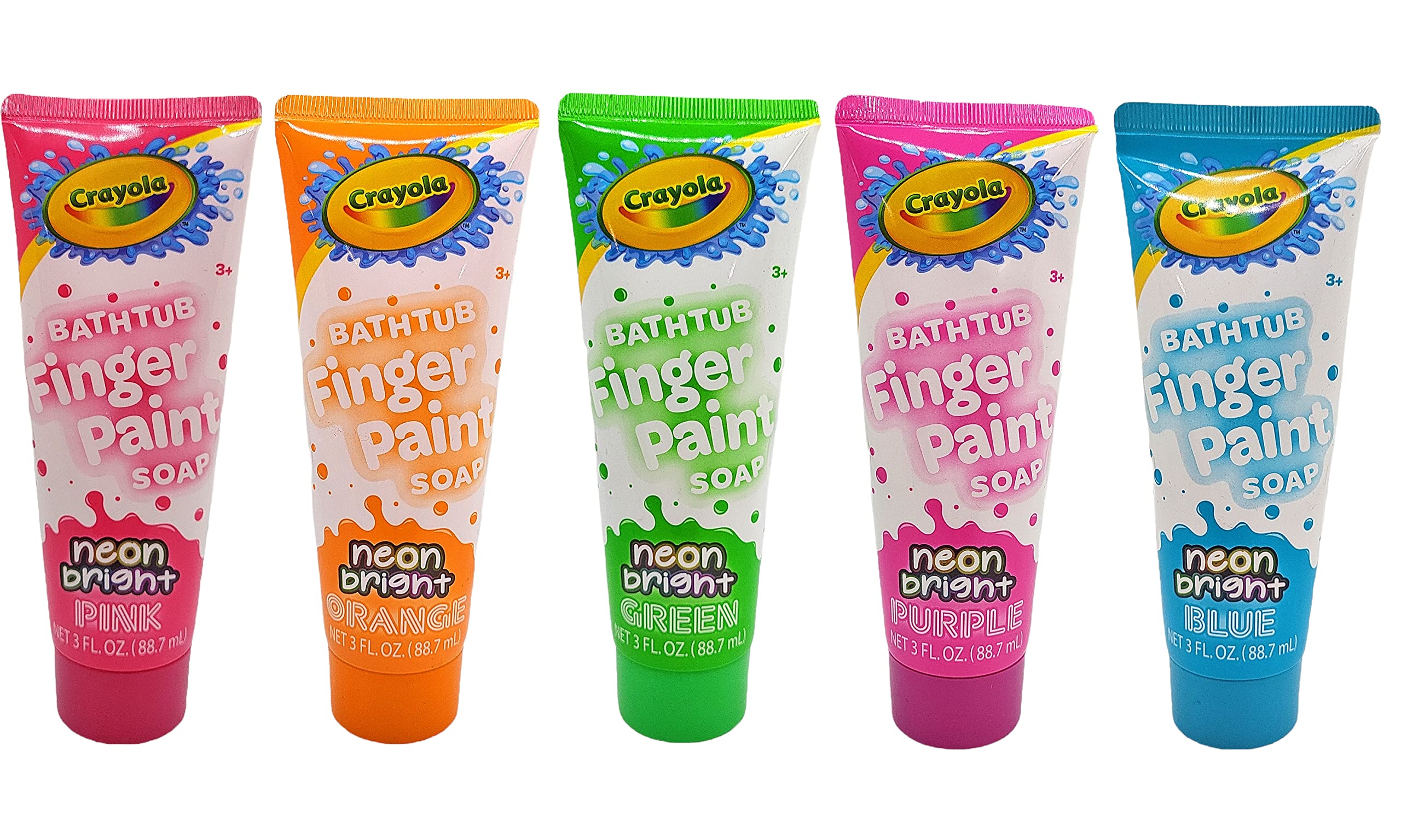 CrayolaNeon Bright Bathtub Finger Paint Soap (Set Of 5)