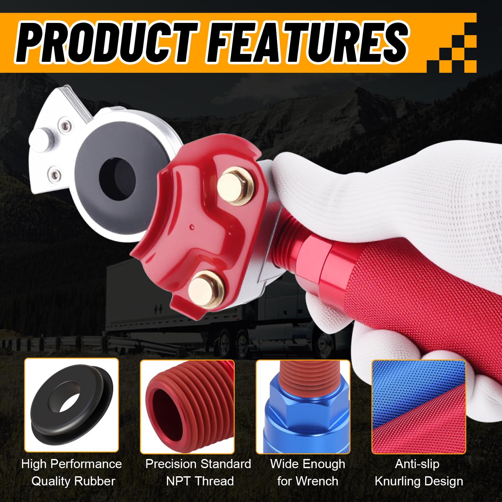GLAD HAND HEARTLAND セット Amazon.com: KOOTANS Glad Hands Set with Service Emergency Glad