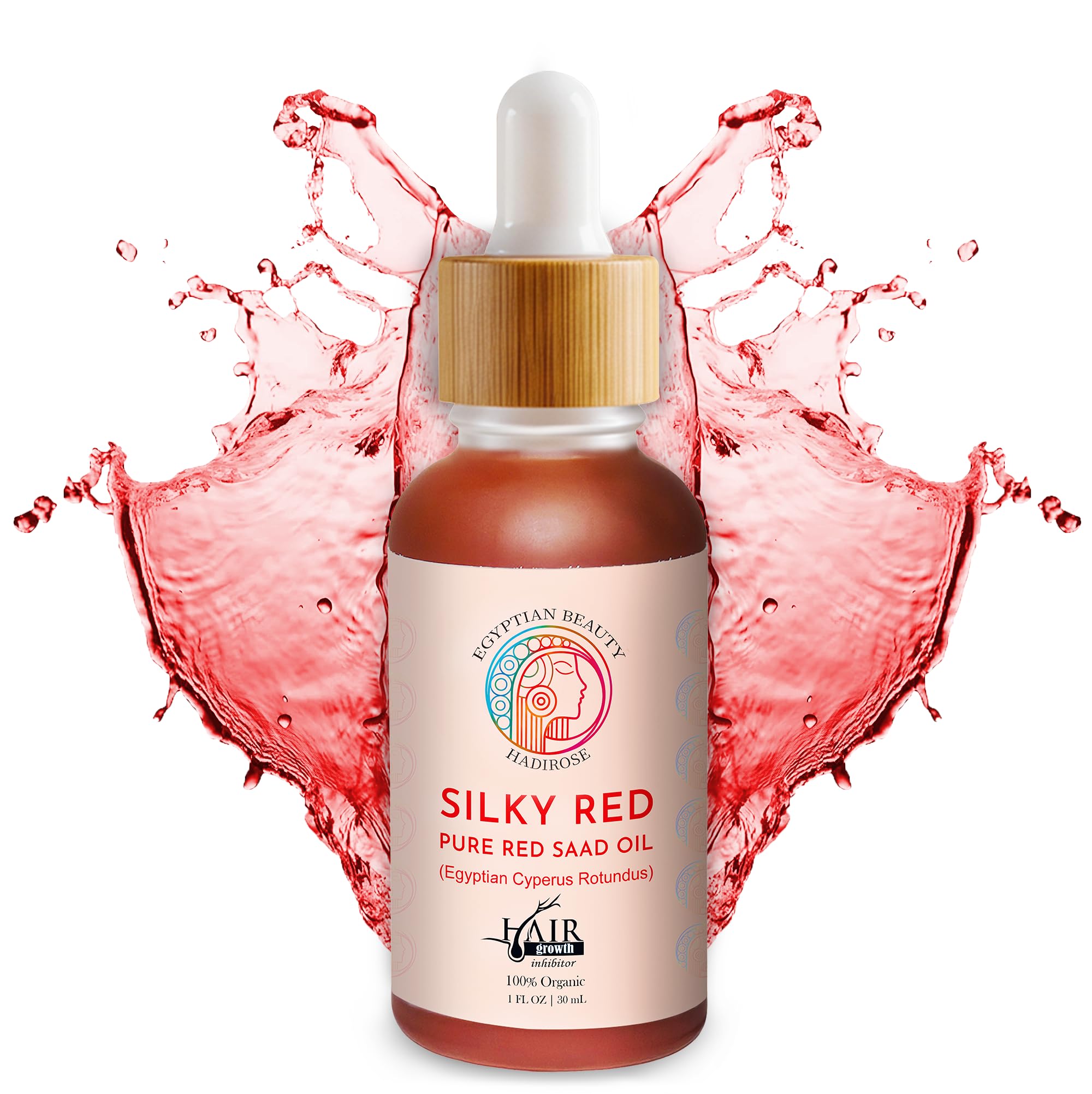 Silky Red 100% Pure Egyptian Red Saad Hair Removal Oil