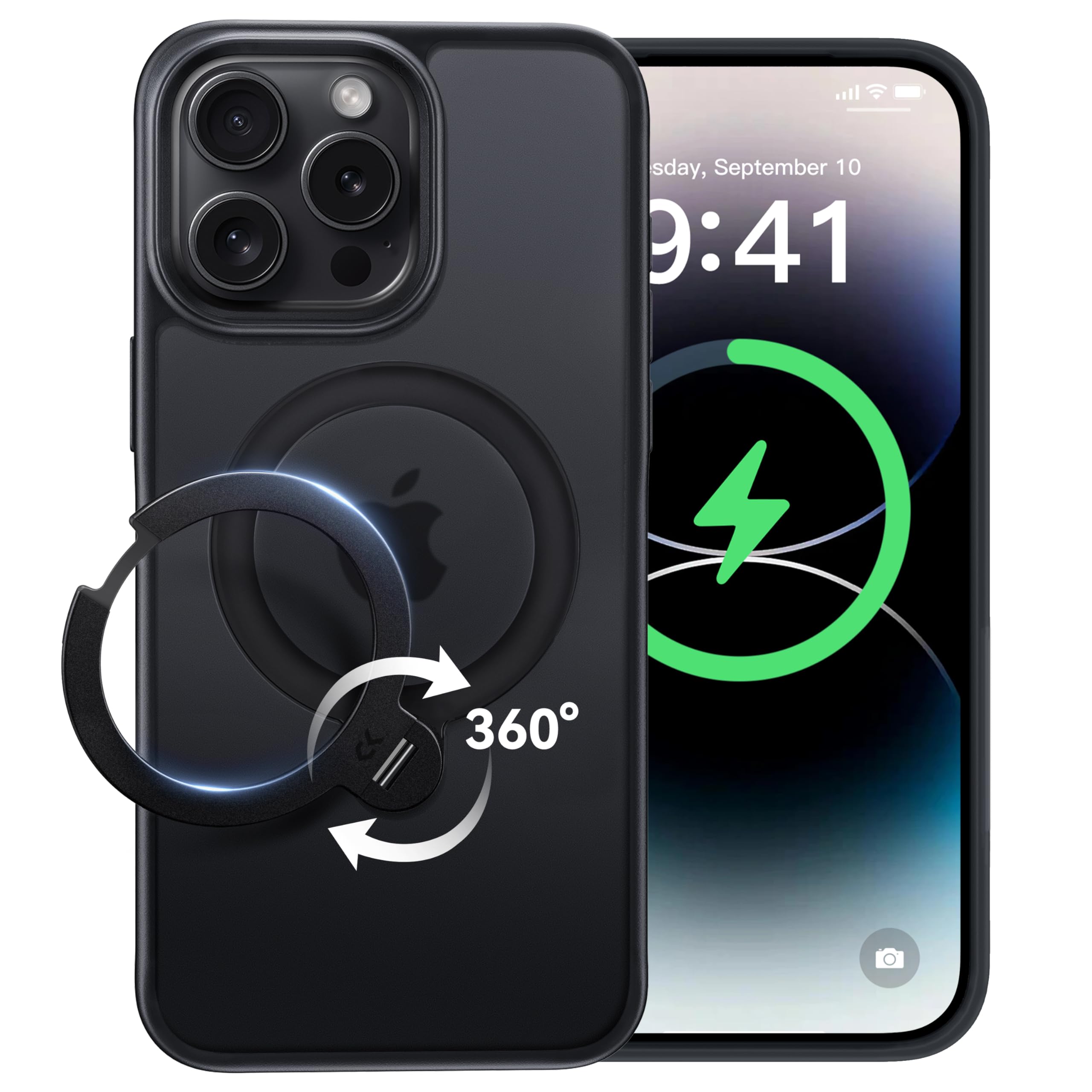 Amazon.co.jp: 【2026最高傑作&定点360度回転】CASEKOO iPhone 14 Pro