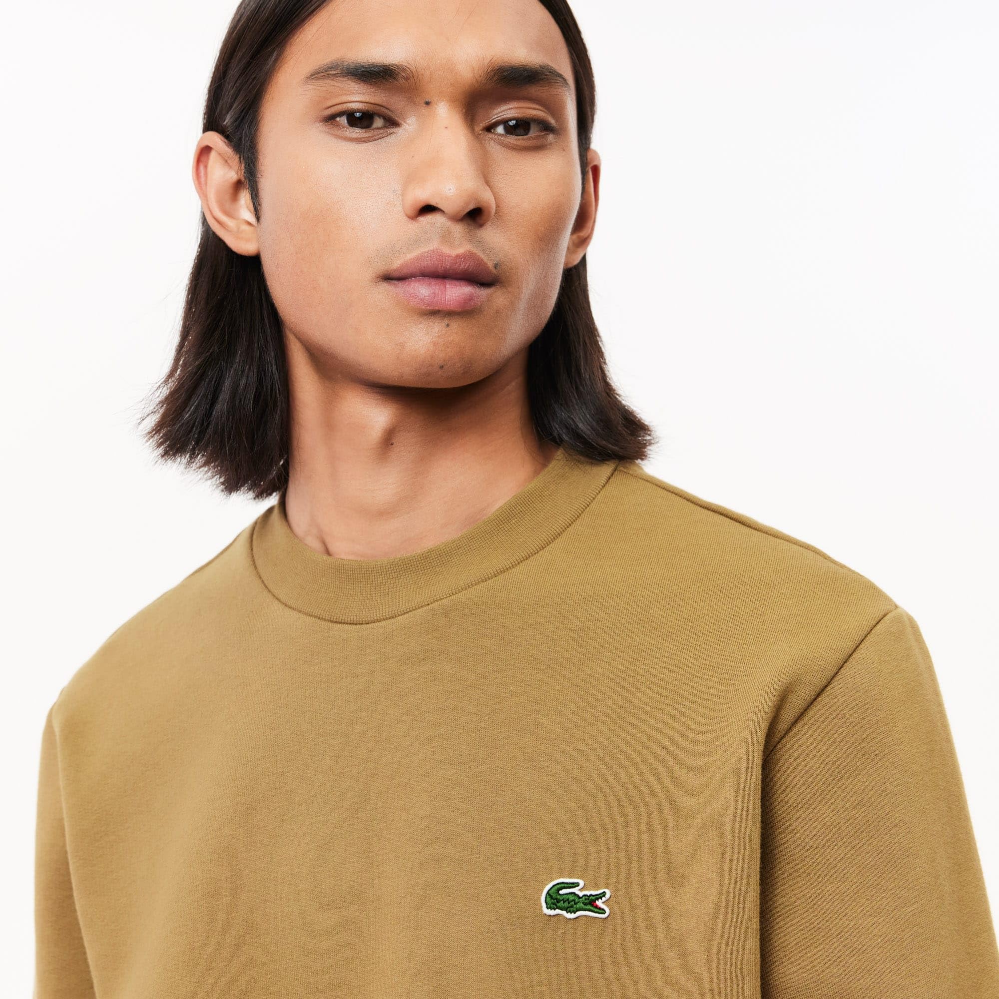 Lacoste Herren Organic Brushed Cotton Sweatshirt Sweatshirt (1er Pack)