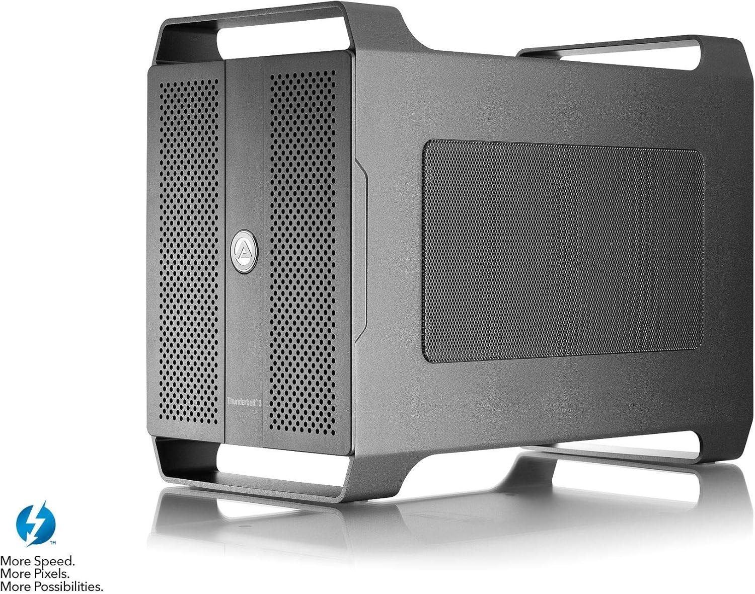 Akitio (un marchio OWC Node Duo - Chassis di espansione PCIe Thunderbolt (USB-C) a 2 slot per schede PCIe a mezza lunghezza, a tutta altezza e a doppia larghezza Akitio (un marchio OWC Node Duo - Chassis di espansione PCIe Thunderbolt (USB-C) a 2 slot per schede PCIe a mezza lunghezza, a tutta altezza e a doppia larghezza