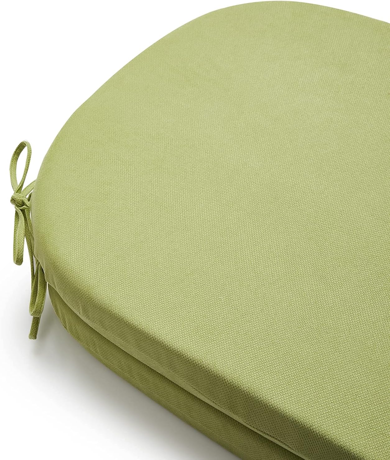 LOVTEX Patio Indoor Outdoor Furniture Cushions Water-Resistant Chaise Lounge Chair Bench Cushions Green Round Corner Seat Cushions 4 Pieces : Garden & Outdoor