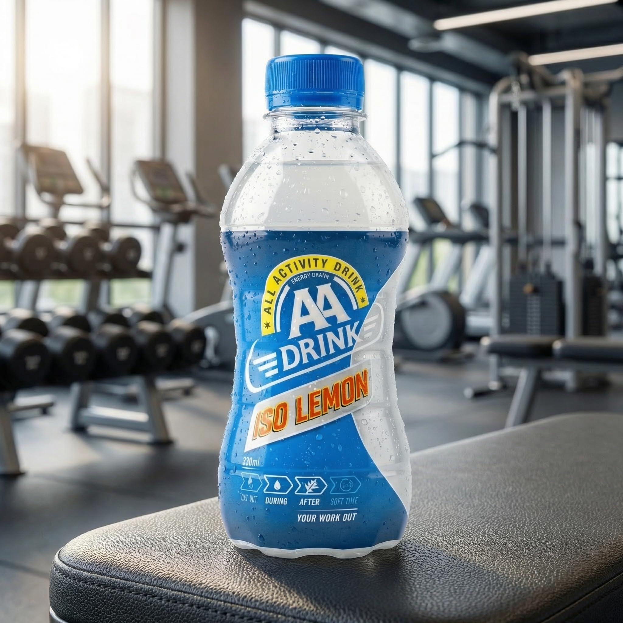 AA Drink Iso Lemon 24x33cl isotonisches Sportgetränk (inkl. 6.-€ Pfand: 19,99 + 6,00€)