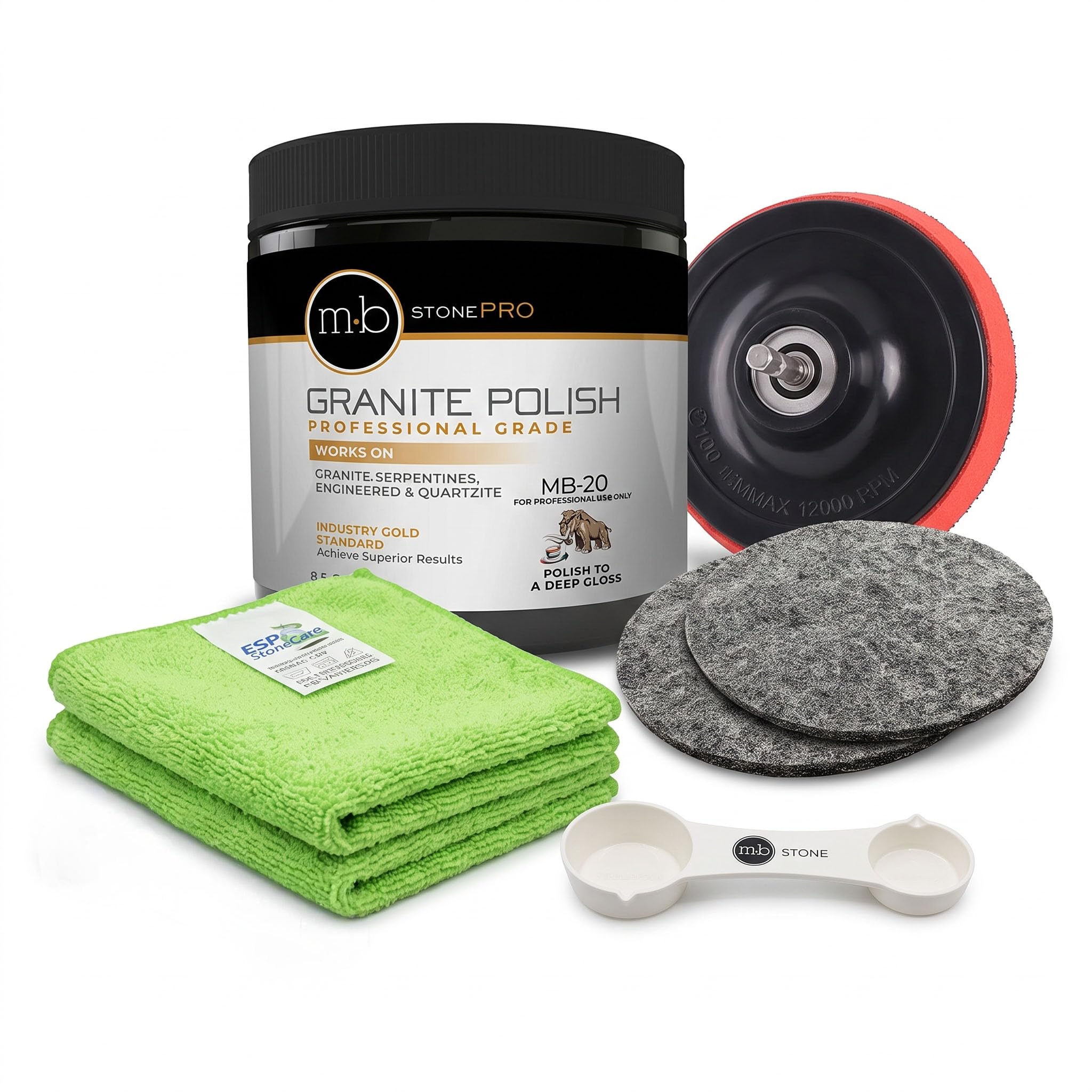 Photo 1 of MB Stone Care MB-20 Granite Polishing Kit