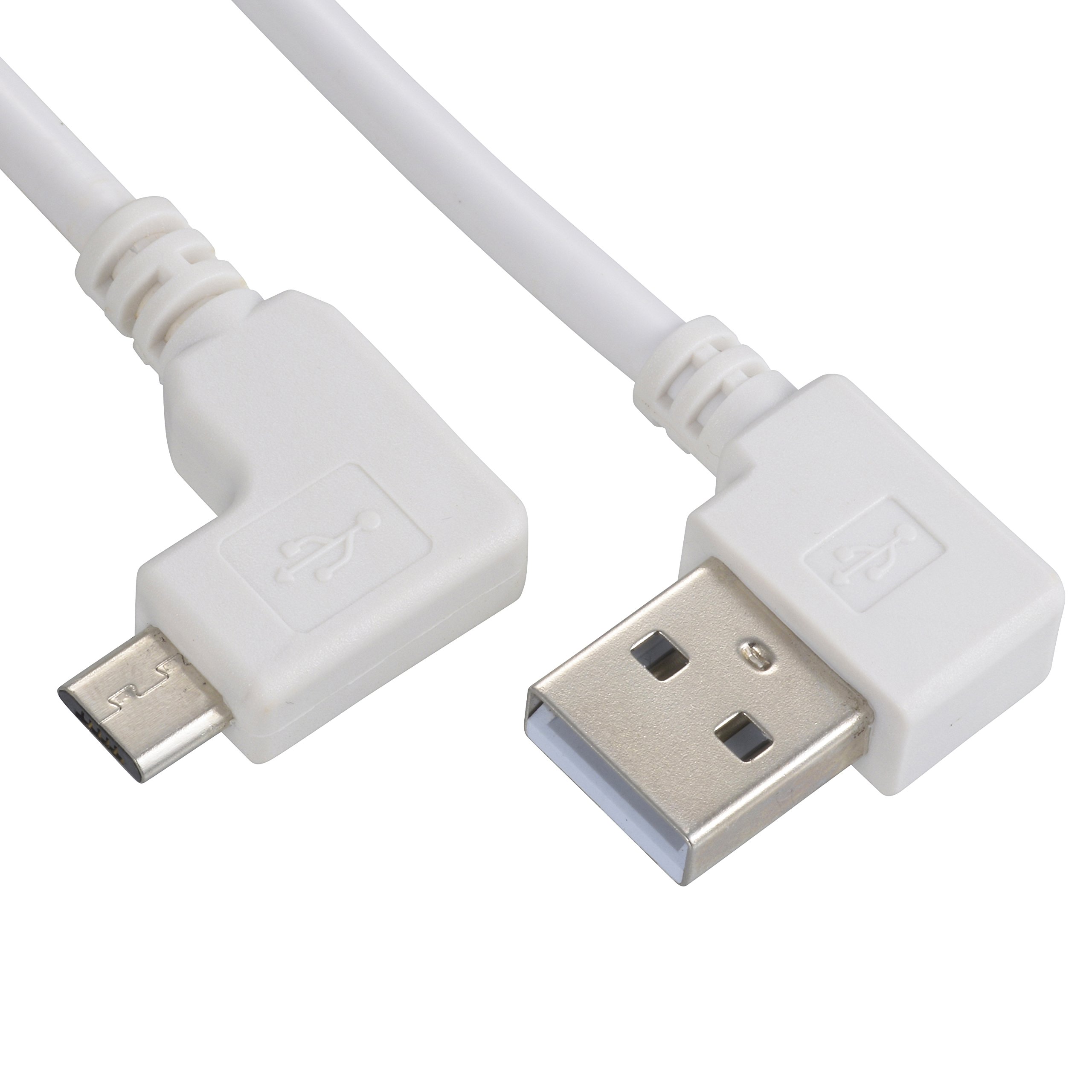 Amazon.co.jp: オーム(OHM)USBショートケーブル USB-マイクロB L型
