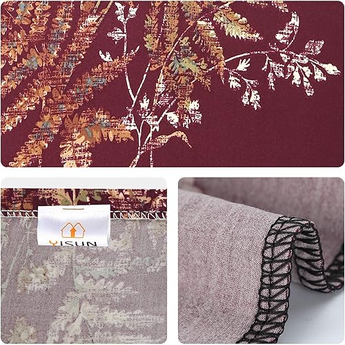 Vista 138 de YISUN Fundas para sillas de comedor, fundas elásticas de elastano para asiento de silla, extraíbles y lavables, fundas protectoras para sillas