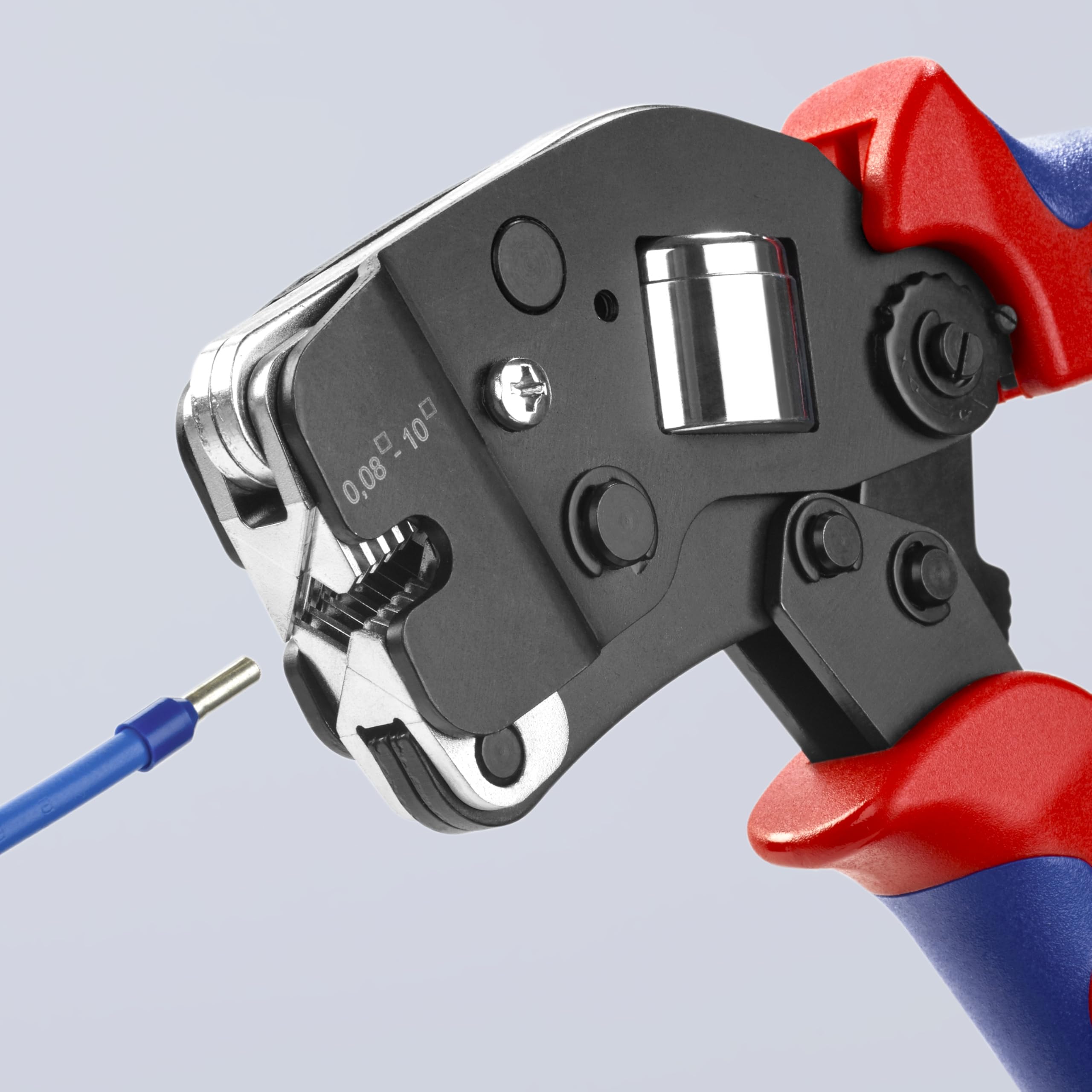 KNIPEX Alicates de crimpado autoajustables para virolas de alambre