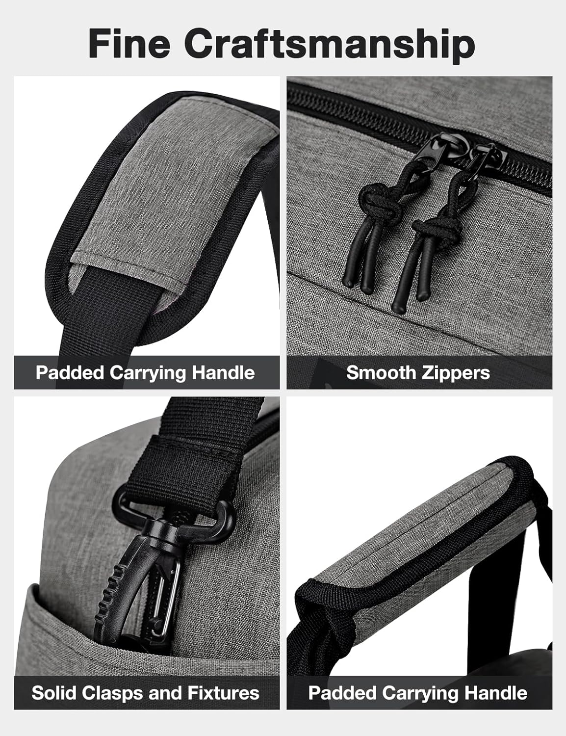 Noozion 14 inch Small Gym Bag for Women & Men, Lightweight Carry On Mini Duffle Bag with Multiple Pockets, Sports Bag for Travel and Workout. - Image 4