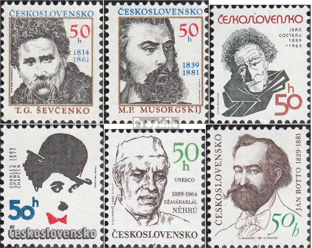Prophila Collection Checoslovaquia 50 Varios Sellos (Sellos Para Los