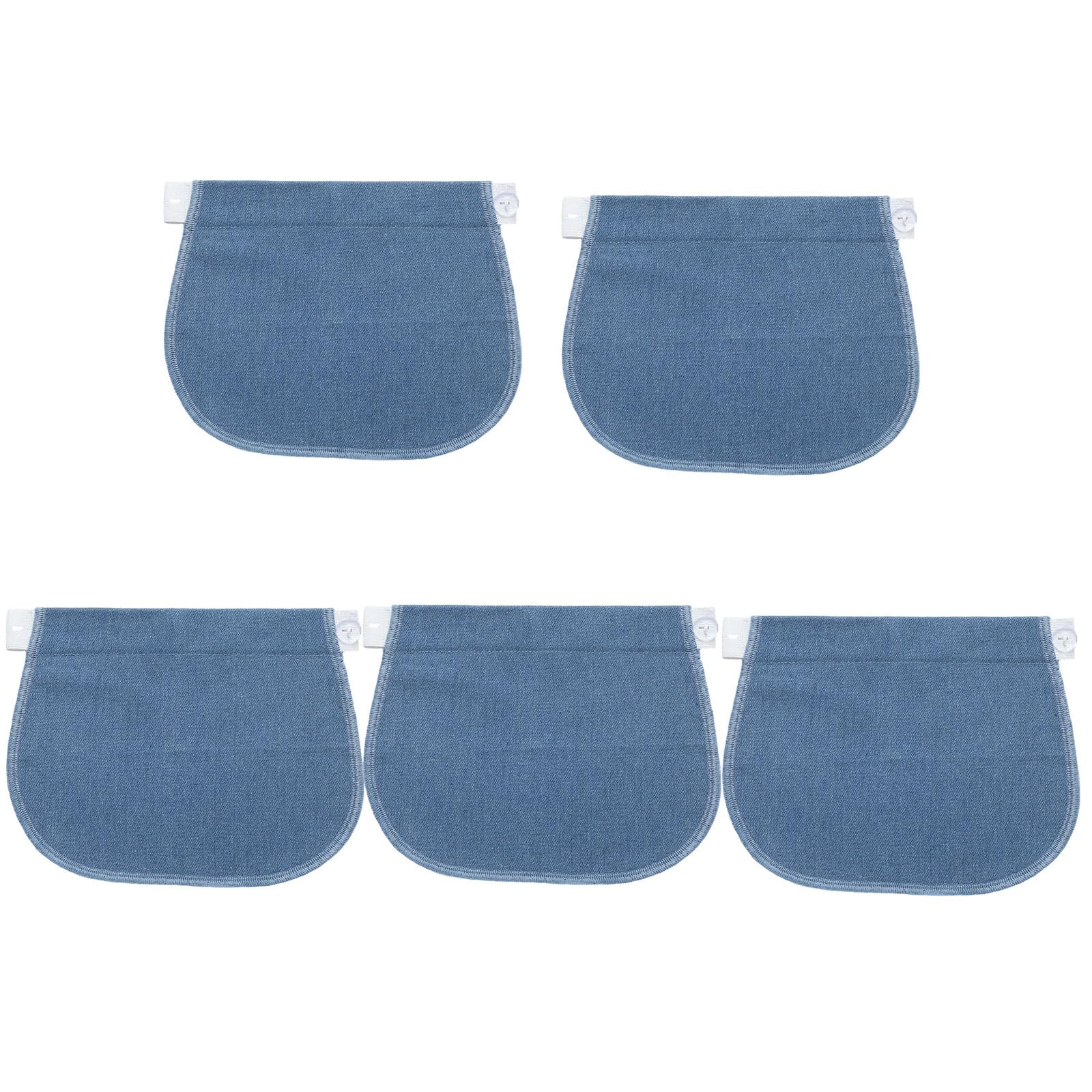 Kaeltsyn Flexible Pregnancy Waist Extender Comfortable Stretchable for Maternity Pants Easy Installion Maternity Belt