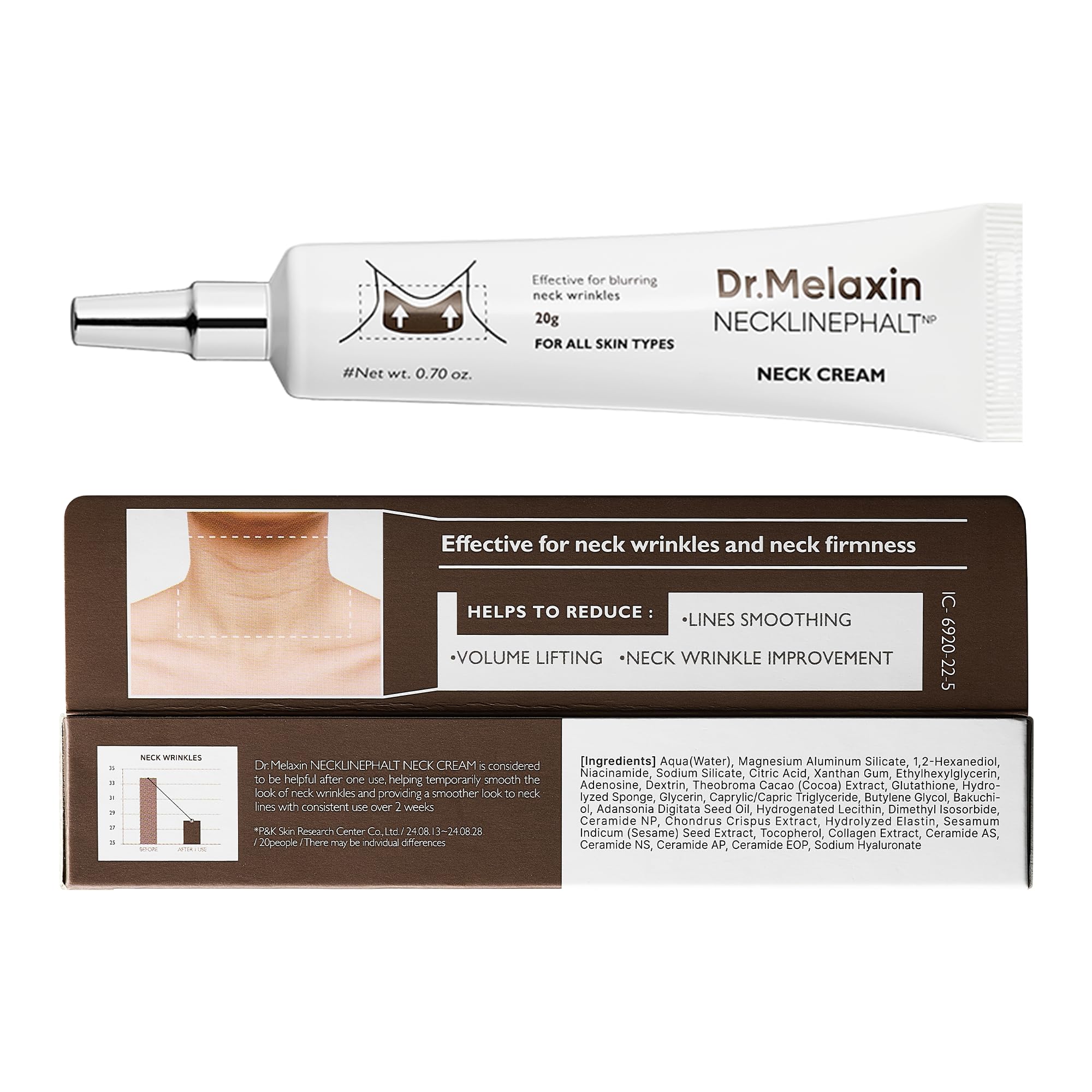 Dr.Melaxin Crema Para El Cuello Dr. Melaxin Necklinephalt, Cuidado Del Cuello, Lifting De Volumen, Hali, Belleza Con Agujas, Aguja De Belleza