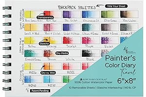 HG Art Concepts Travel Size Painters Color Diary