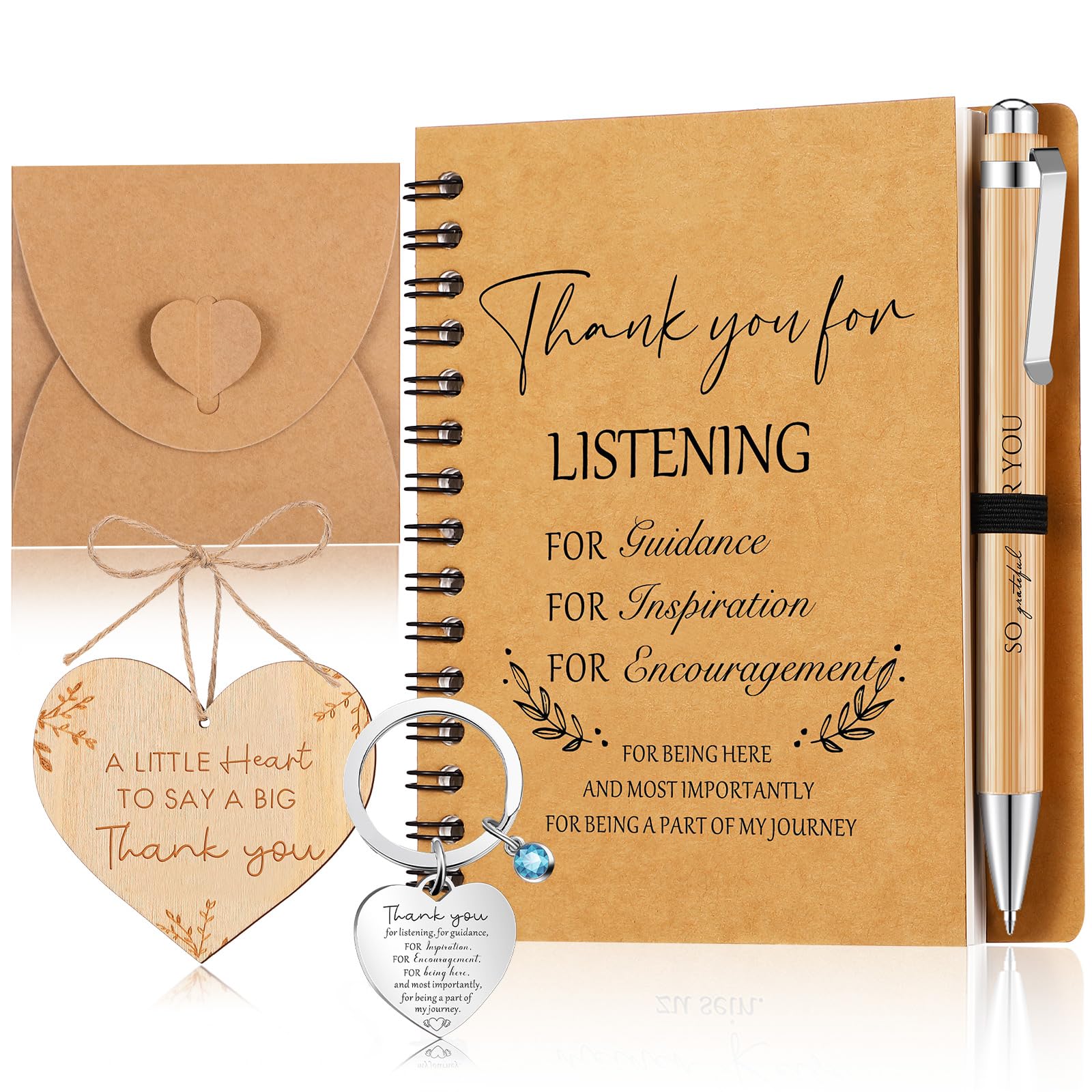 Nezyo 5 Pcs Employee Appreciation Gifts Thank You Gift for Women,Listening