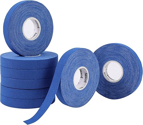 Miniatura 4 de Cinta para dedos Jiu-Jitsu, 0.3 pulgadas x 45 pies, 8 rollos (azul) - Cinta versátil para artes marciales, escalada y más