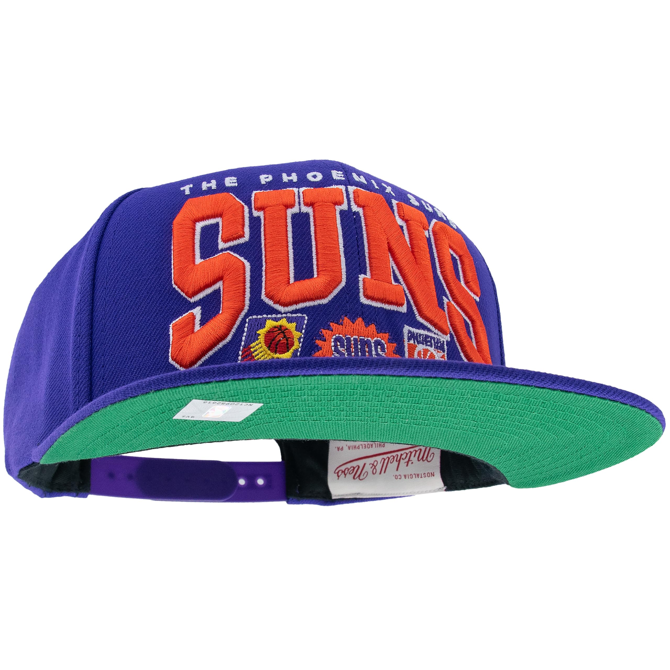 Mitchell & Ness NBA/HWC Champ Stack Snapback Baseball Cap - 100