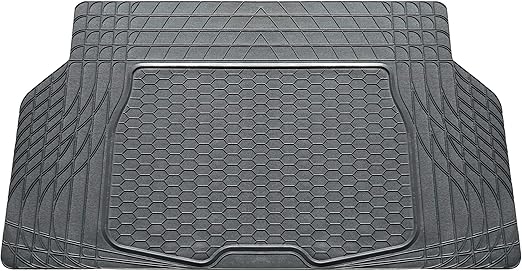 FH Group Climaproof™ for All Weather Protection Universal Fit Cargo Mats Fits Most Cars, SUVs, and Trucks (Semi Custom Trimmable Vinyl,55 x 32 Inches) Gray