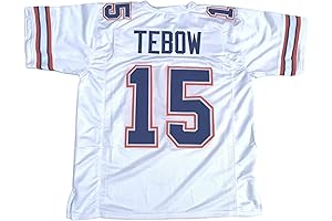 Tim Tebow Jersey White Custom Stitched New Football No Name No Number