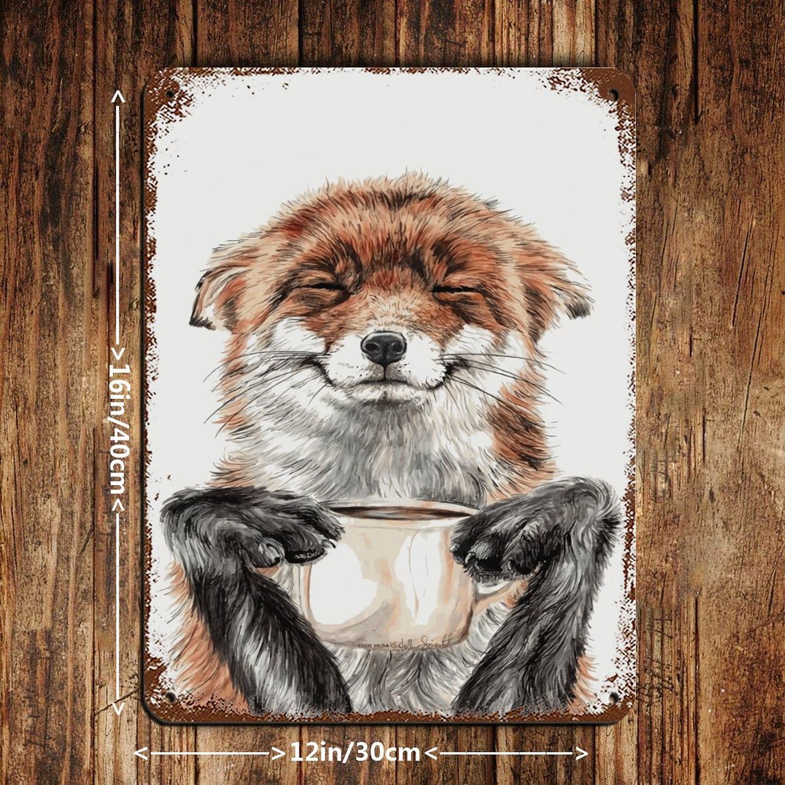 Fantastico poster vintage vintage con film Mr Fox su tela