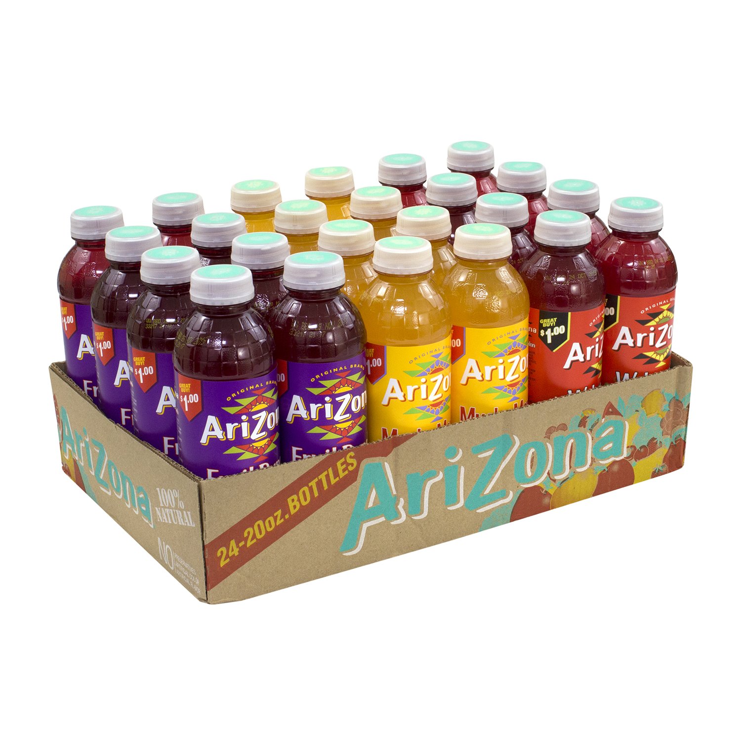 Arizona Juice Variety Pack (20 oz. ea., 24 pk.) -
