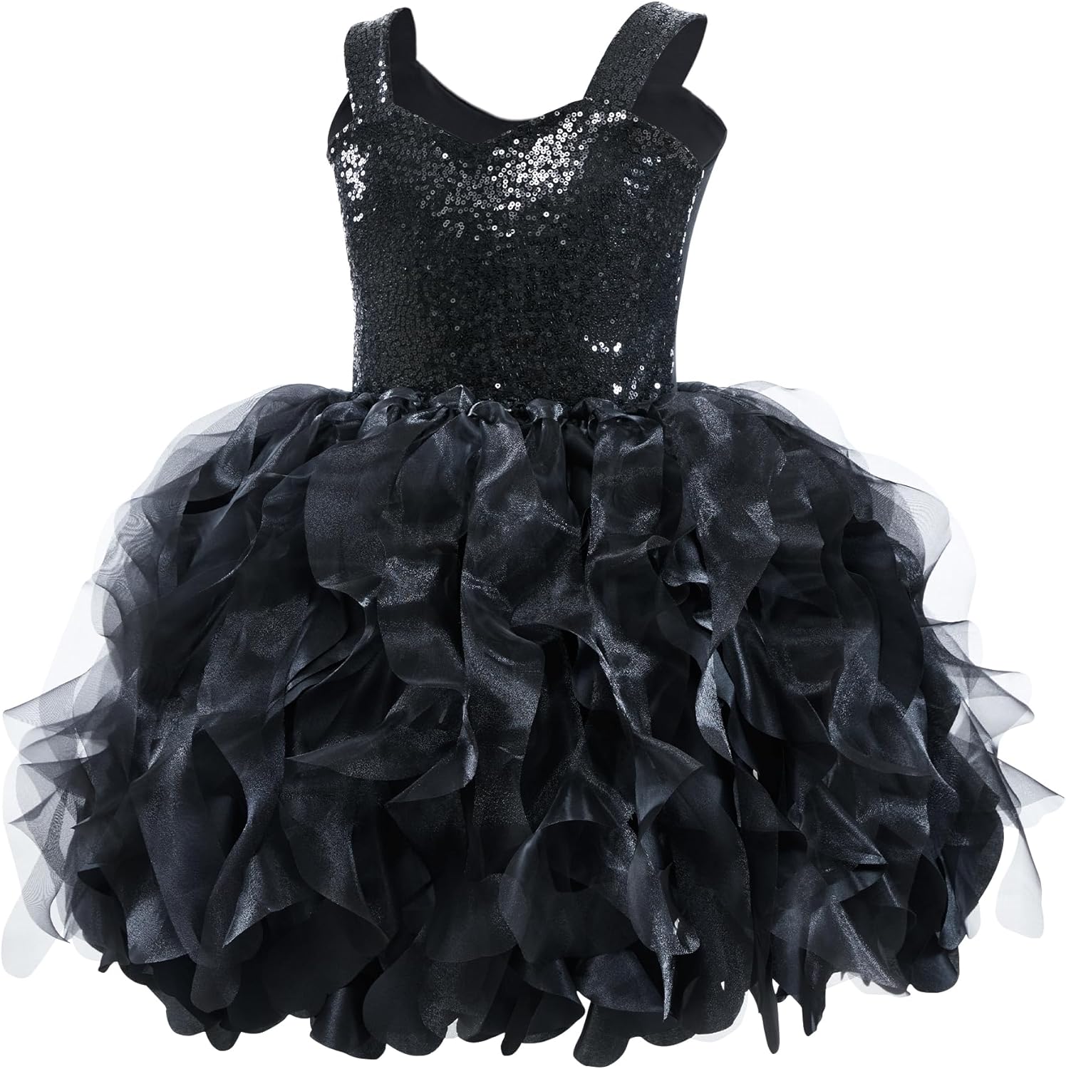 Tutu Dress for Girls Sparkly Sequin Tulle Princess Birthday Party Dress for Toddler Girls Prom Sneaker Ball Gown - Image 4