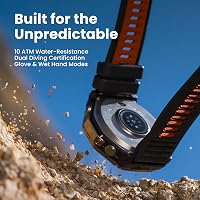 Amazfit T-Rex Ultra 2 GPS Okosóra Titán, 1,5" AMOLED Kijelző, 30 Napos Akkumulátor 6