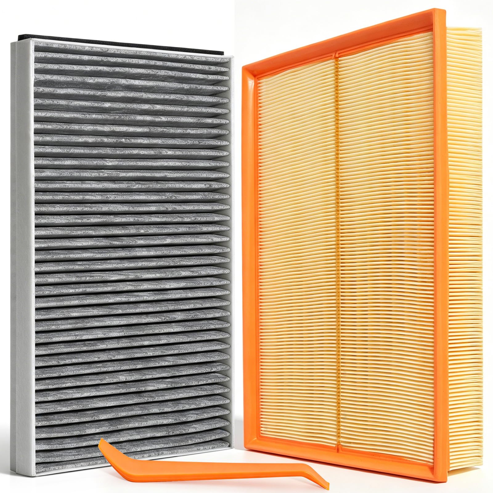 A9068300318 Cabin Engine Air Filter Kit Replace A0000903751 CA10330 CF10436 | Fit for Mercedes Dodge Freightliner Sprinter 2500 3500 2007-2018 Diesel Synthetic Activated Carbon