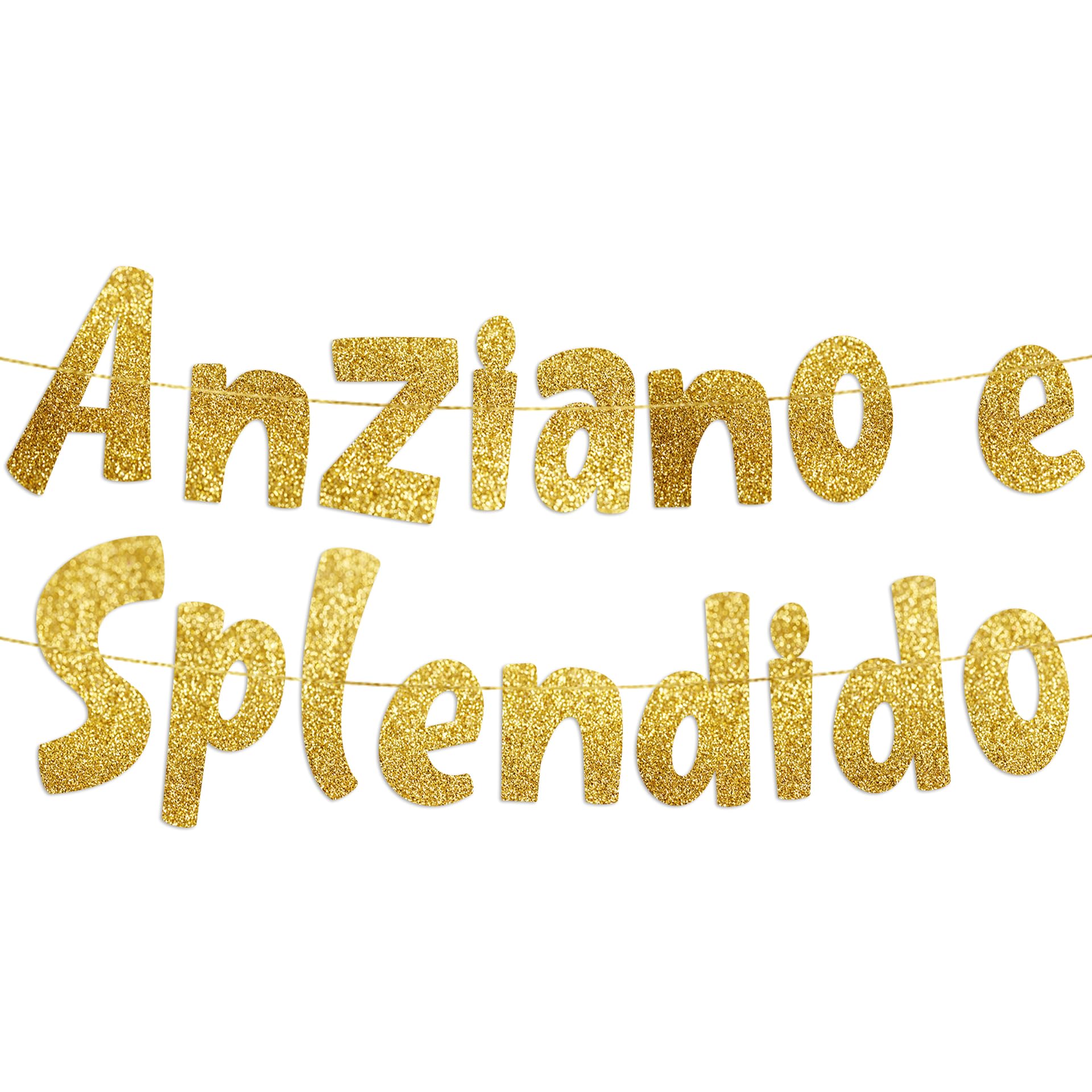 Thirtylicious - Striscione glitterato dorato per 30° compleanno, decorazioni per 30° anniversario di matrimonio, decorazioni per feste di compleanno