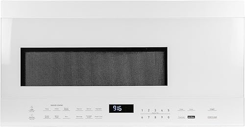 Black+Decker Range - Horno microondas de 1.6 pies cúbicos de 1000 W, pantalla LED, bloqueo infantil, acero inoxidable