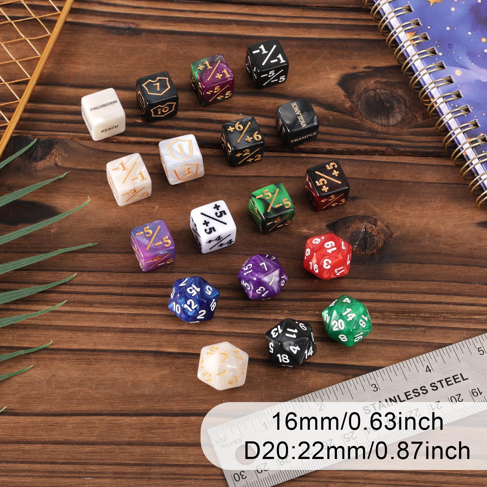 Fukaisu 78pcs MTG Dice Set - Image 2