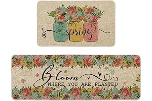 Artoid Mode Vases Flowers Hello Spring Kitchen Mats
