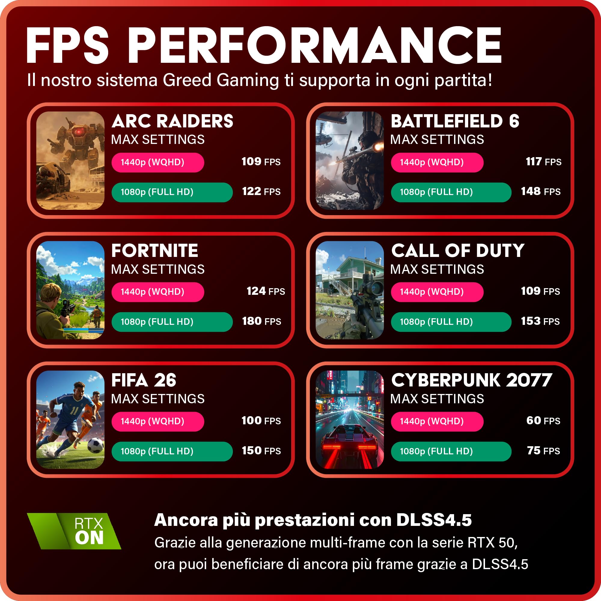 Greed® MKM - PC gaming – AMD Ryzen 5 7500F + Nvidia Geforce RTX 5070Ti 16GB – Desktop/Computer de fisso 4K & ray tracing - 5,0 GHz - 32GB DDR5 RAM - 1TB SSD + Wi-Fi & Windows 11 Pro