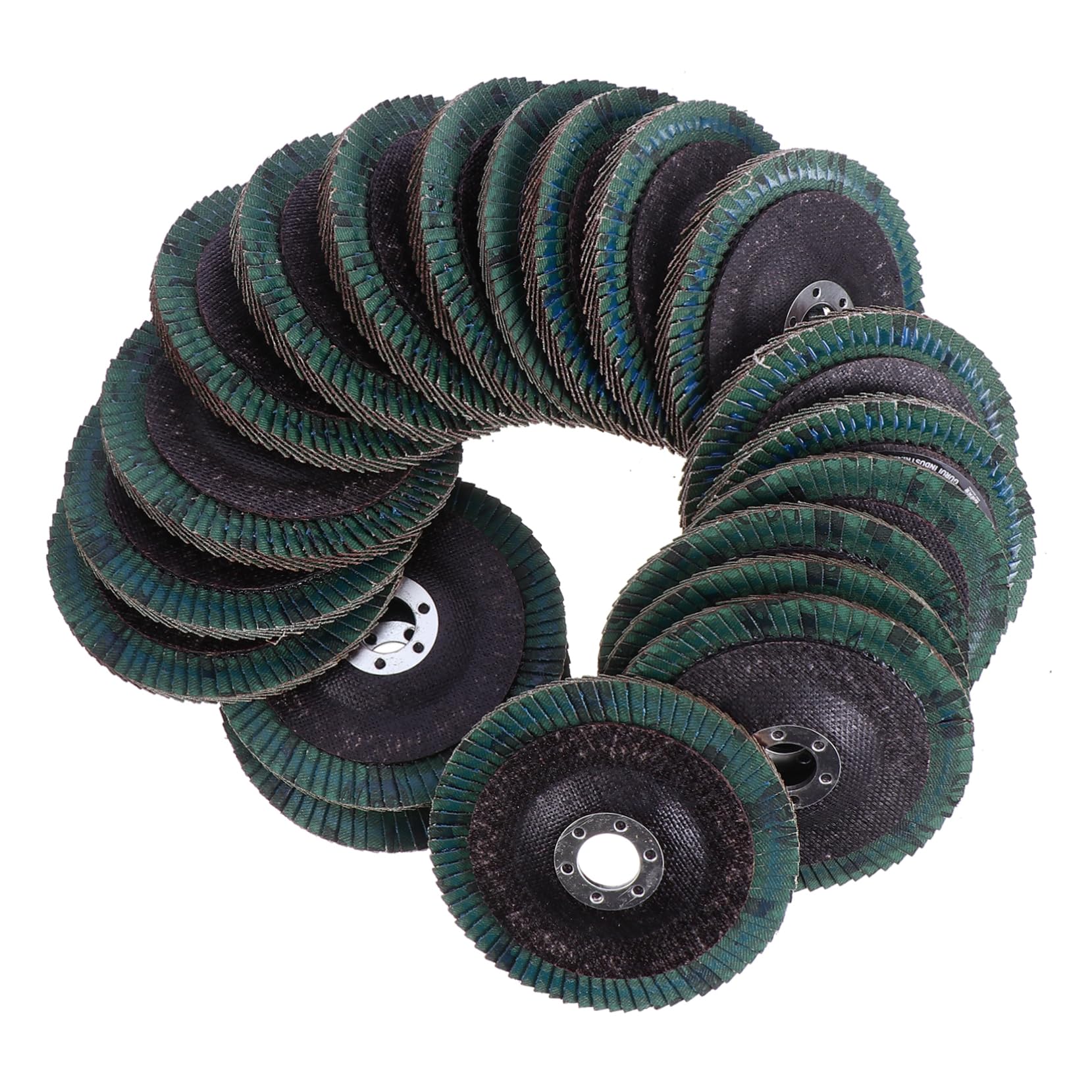 OSOLADY 20 Pcs Stainless Flap Sanding Discs for Angle Grinding Coarse Abrasive Discs for