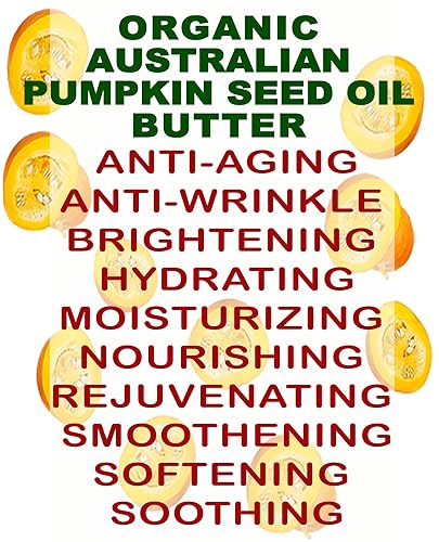 Miniatura 6 de Aceite de Semillas de calabaza orgánica Mantequilla Australiana. 100% NaturalVirgensin refinarcrudo100% puro para la piel, cabello, labio Botánico y