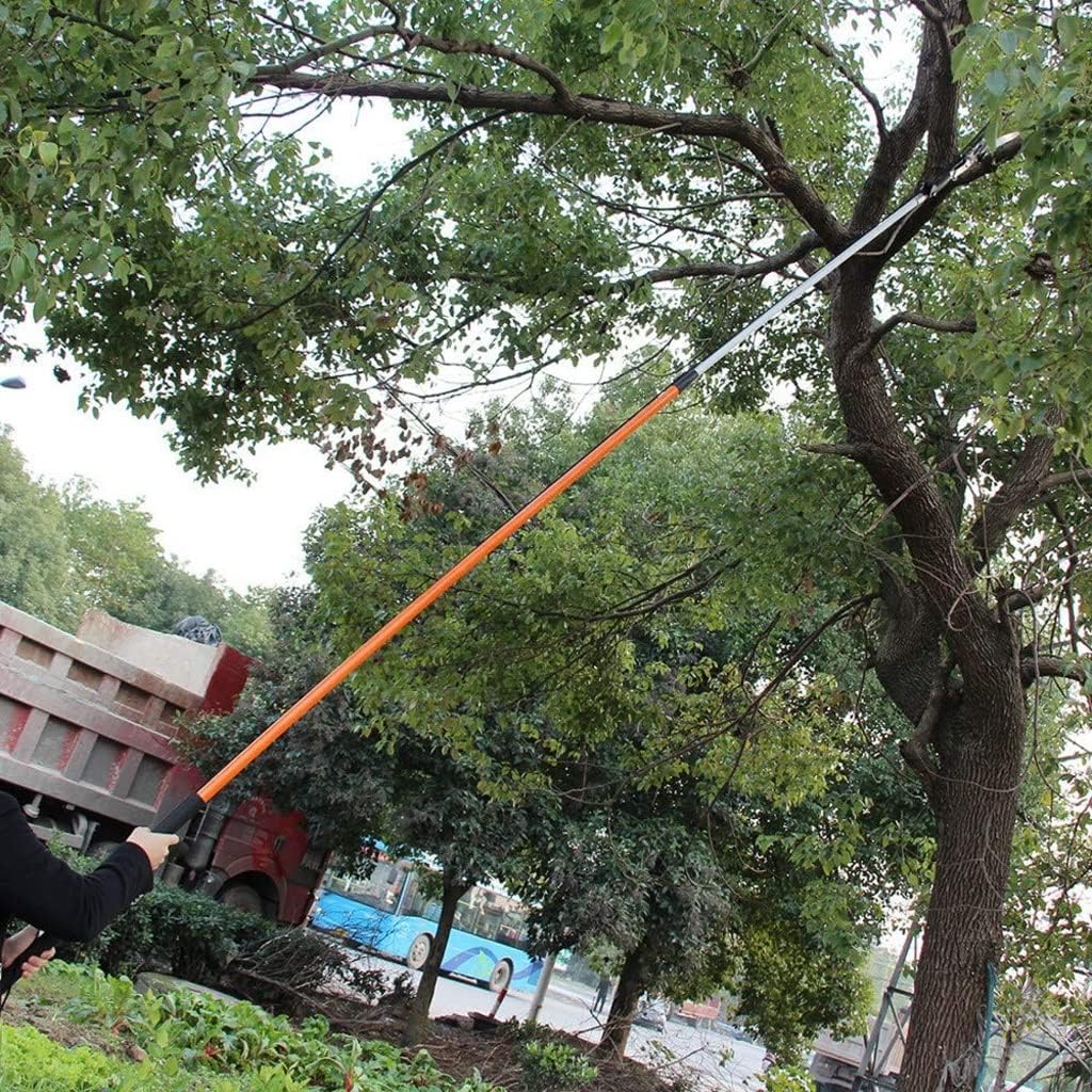 5.4M/18FT Telescopic Pole Saws, Professional Telescopic Tree Pruner Pole Height Extendable Pruning Saw Gardening Landscaping Branch Saw Loppers Trimmer Tools