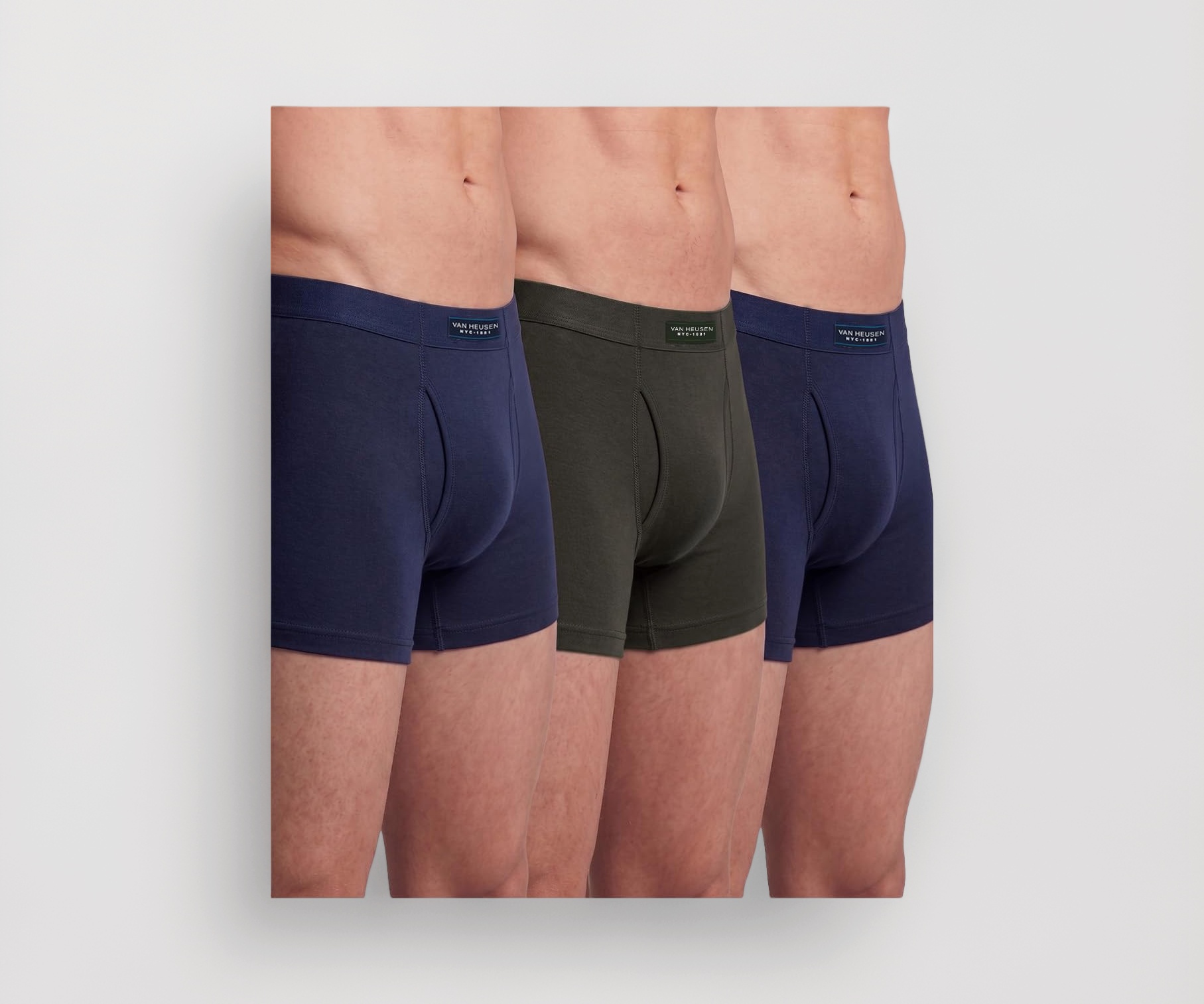 Van Heusen Men's Cotton Boxer Brief (Pack of 3)