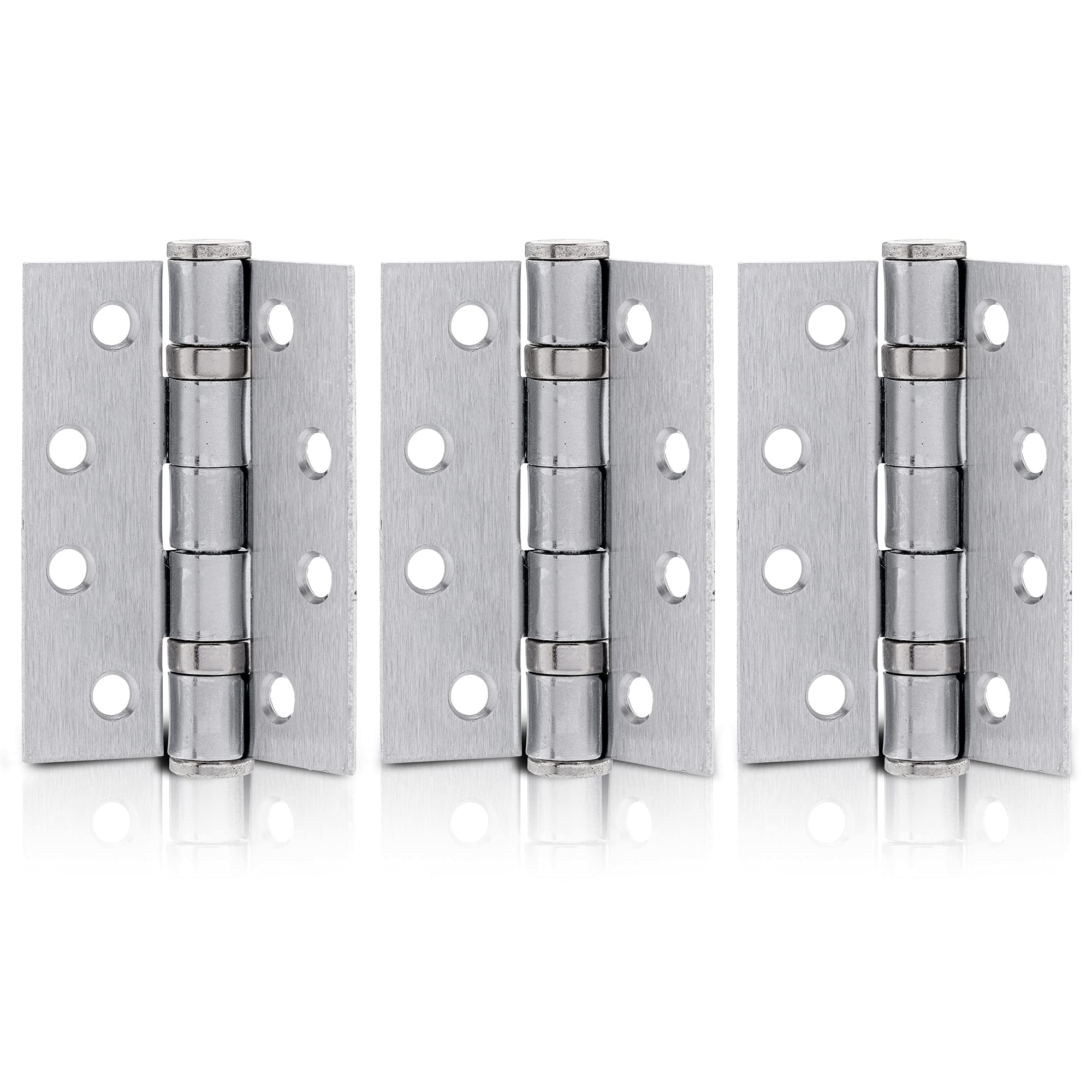 Buy XFORT 4 Inch (100mm) Steel Fire Rated Internal Door Hinges, Satin